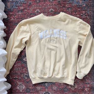 NWOT sporty and rich embroidered crewneck